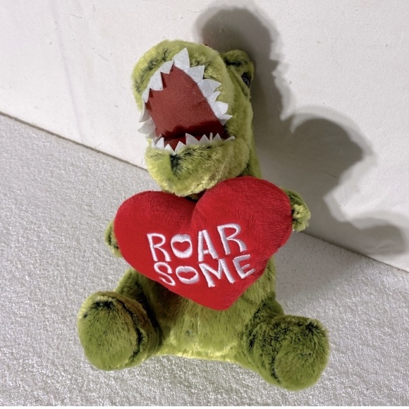 5/$25 MTY International Co Roarsome Green Dinosaur Plush Stuffed Animal - Picture 1 of 10